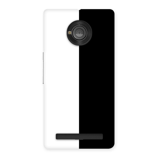 Simple Black White Back Case for Yu Yuphoria