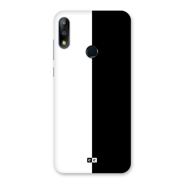 Simple Black White Back Case for Zenfone Max Pro M2