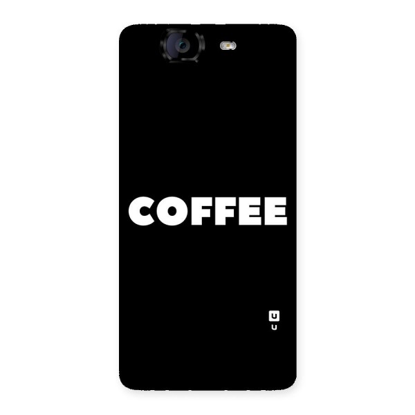 Simple Coffee Back Case for Canvas Knight A350