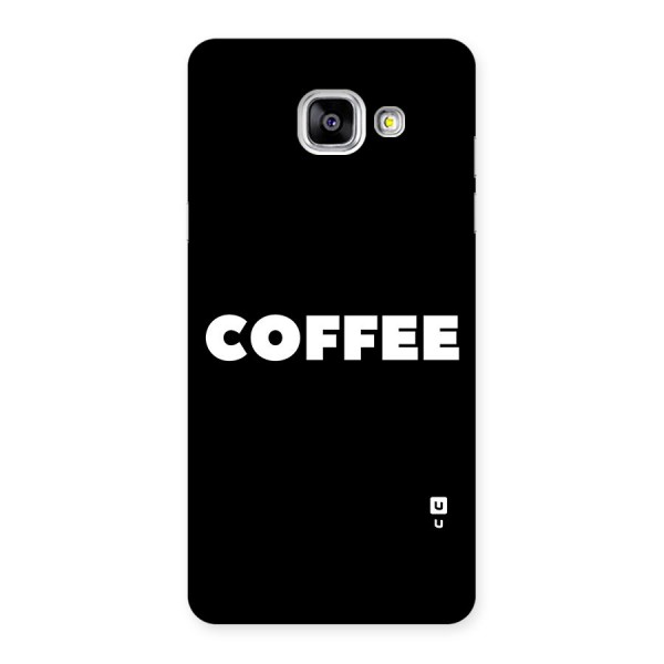 Simple Coffee Back Case for Galaxy A5 2016