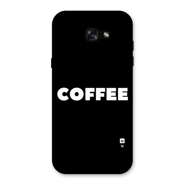 Simple Coffee Back Case for Galaxy A7 (2017)