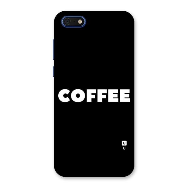 Simple Coffee Back Case for Honor 7s