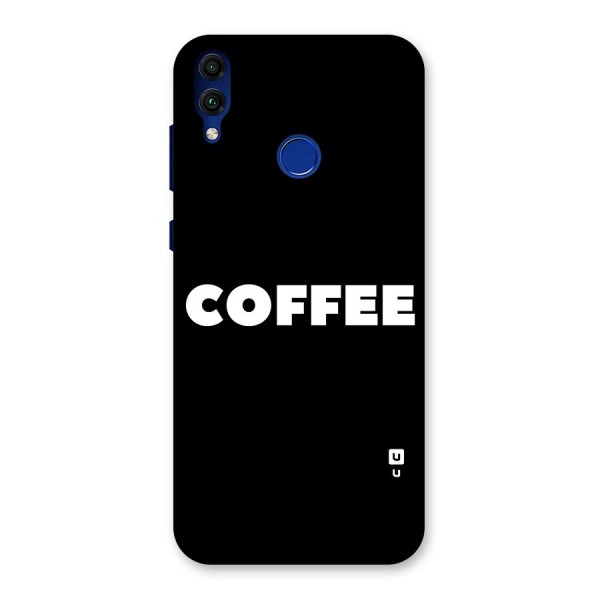 Simple Coffee Back Case for Honor 8C