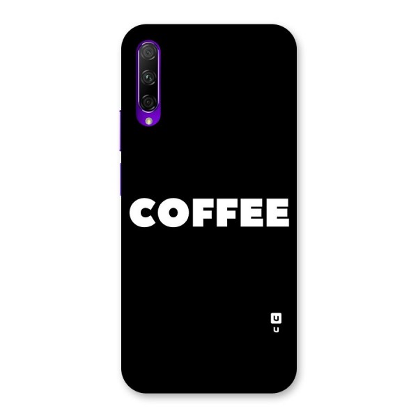 Simple Coffee Back Case for Honor 9X Pro