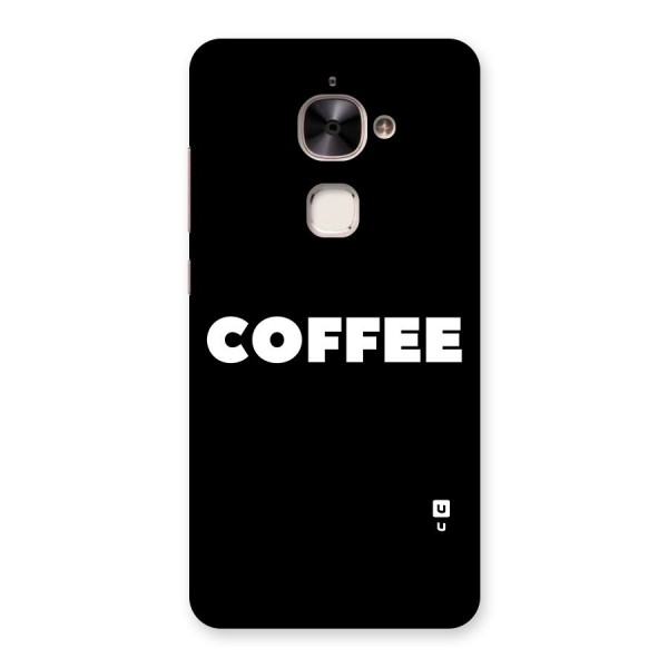 Simple Coffee Back Case for Le 2