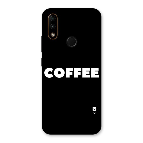 Simple Coffee Back Case for Lenovo A6 Note