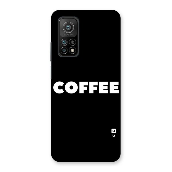 Simple Coffee Back Case for Mi 10T Pro 5G