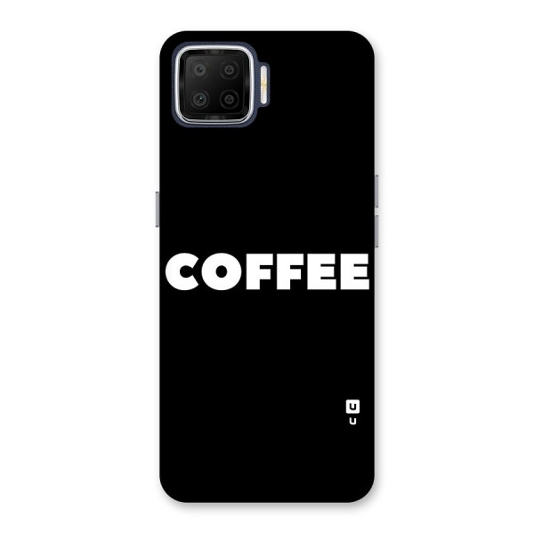 Simple Coffee Back Case for Oppo F17
