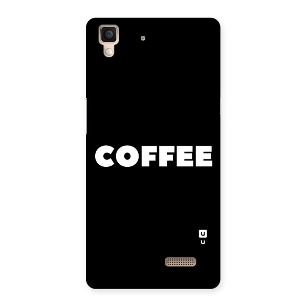 Simple Coffee Back Case for Oppo R7