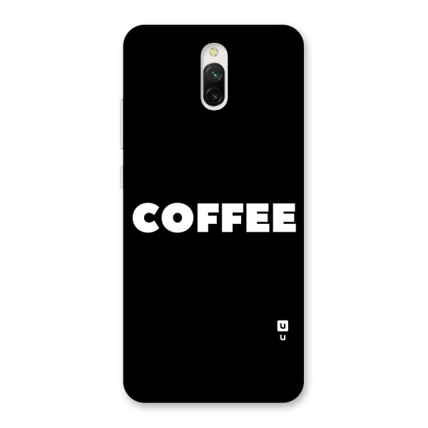 Simple Coffee Back Case for Redmi 8A Dual