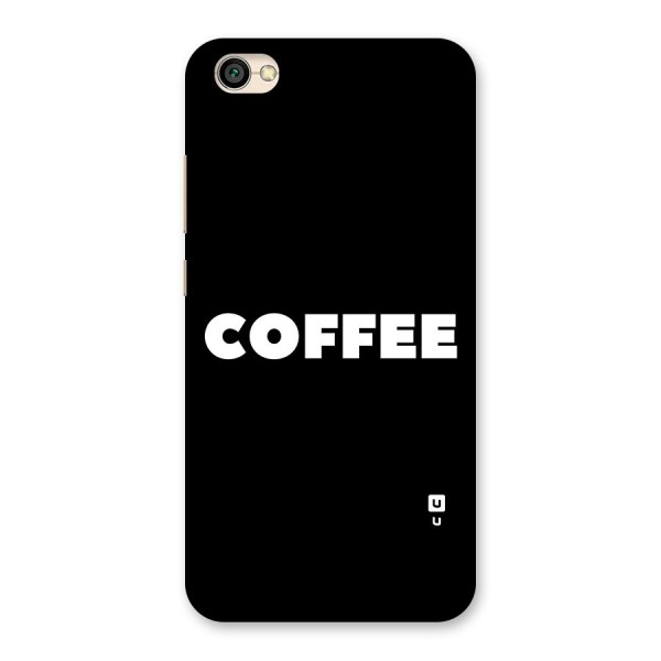 Simple Coffee Back Case for Redmi Y1 Lite