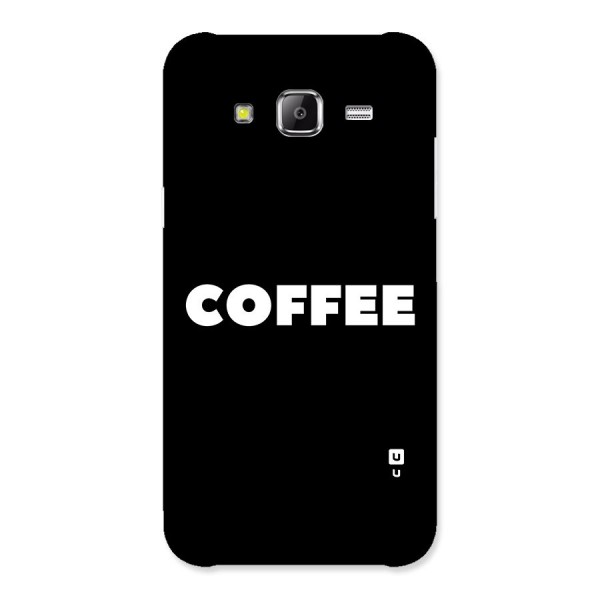 Simple Coffee Back Case for Samsung Galaxy J5