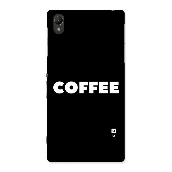 Simple Coffee Back Case for Sony Xperia Z1