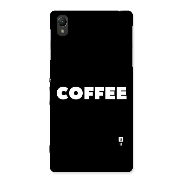 Simple Coffee Back Case for Sony Xperia Z2