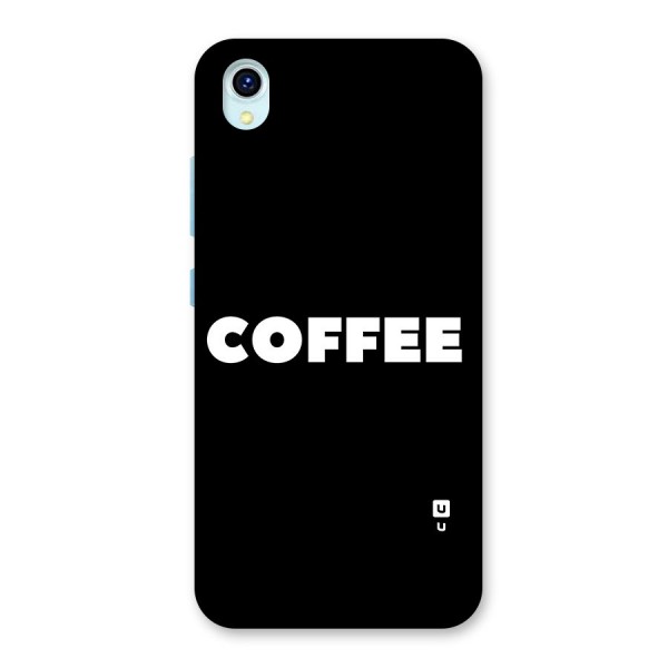 Simple Coffee Back Case for Vivo Y1s