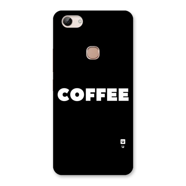 Simple Coffee Back Case for Vivo Y83