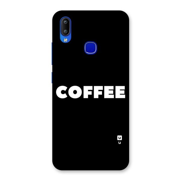 Simple Coffee Back Case for Vivo Y91