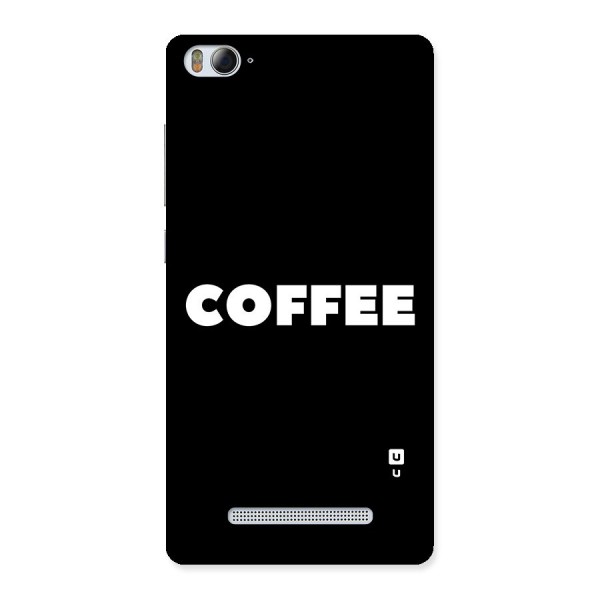 Simple Coffee Back Case for Xiaomi Mi4i