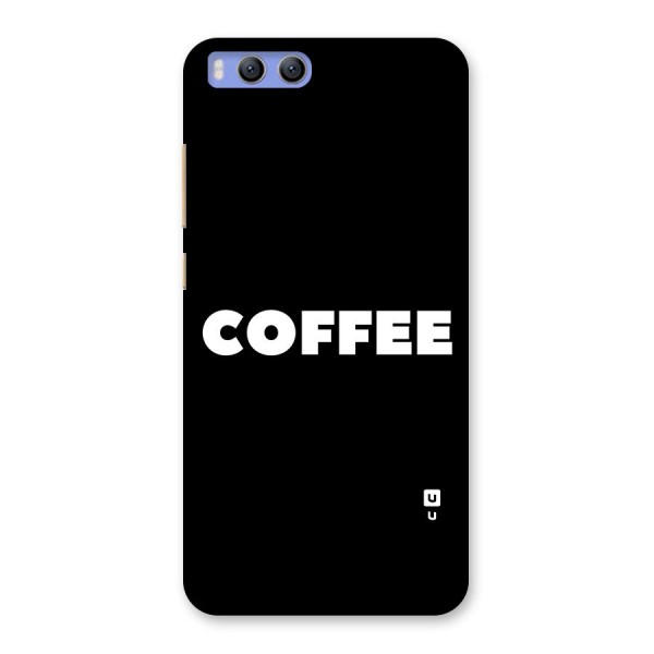 Simple Coffee Back Case for Xiaomi Mi 6