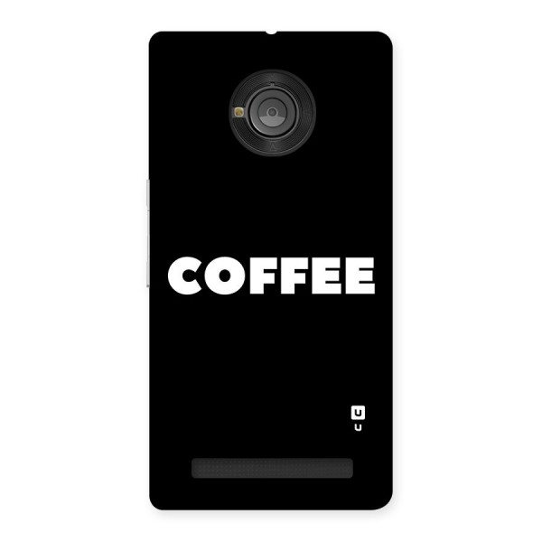 Simple Coffee Back Case for Yu Yuphoria