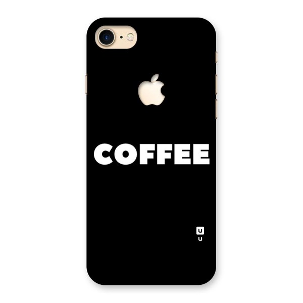 Simple Coffee Back Case for iPhone 7 Apple Cut