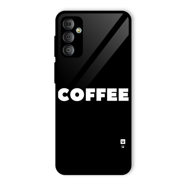 Simple Coffee Glass Back Case for Galaxy F23