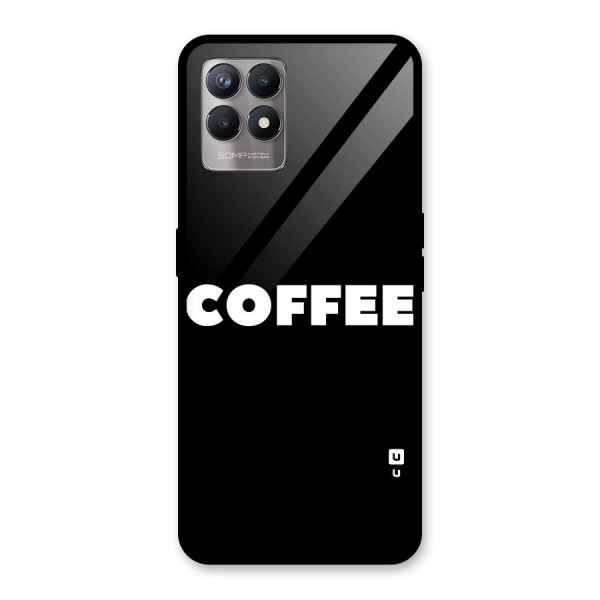 Simple Coffee Glass Back Case for Realme 8i