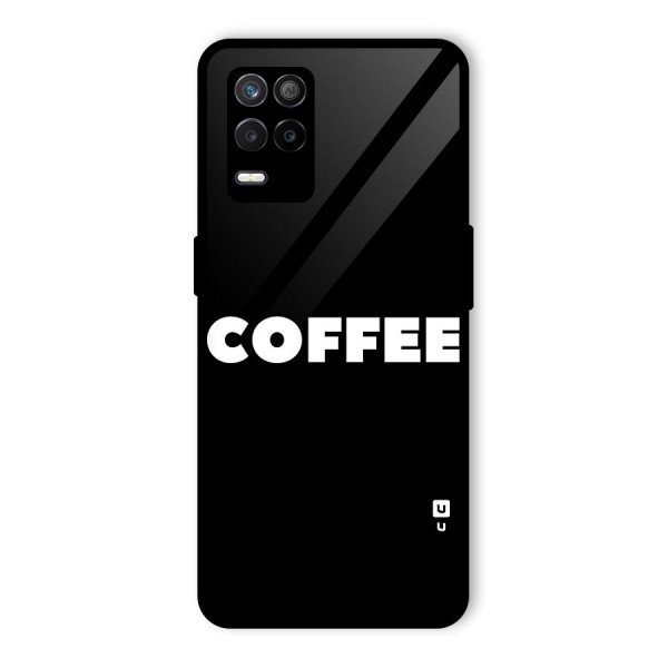 Simple Coffee Glass Back Case for Realme 9 5G