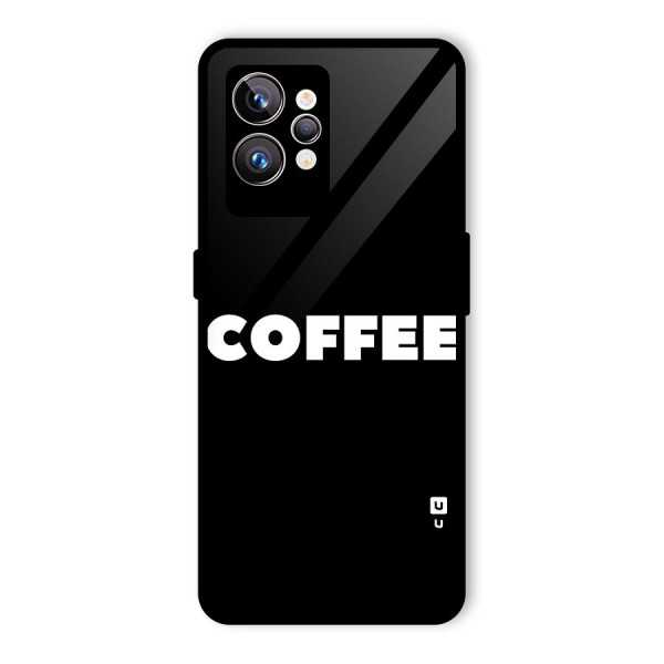 Simple Coffee Glass Back Case for Realme GT2 Pro