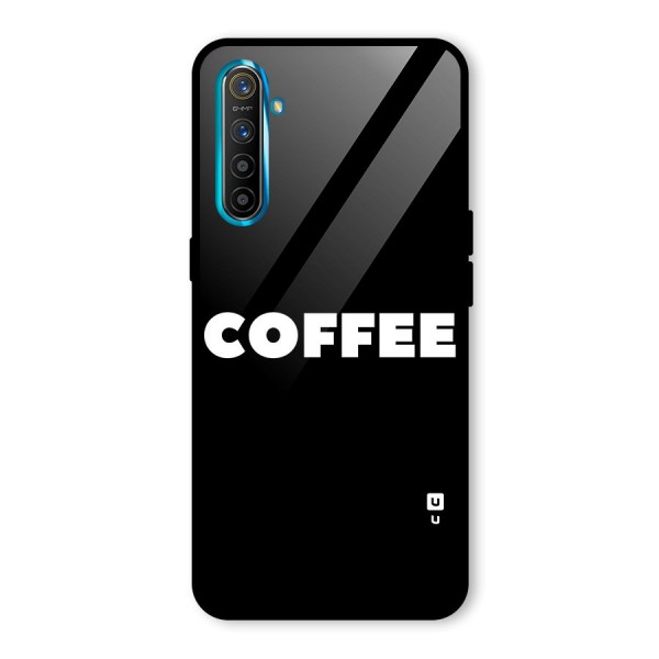 Simple Coffee Glass Back Case for Realme XT