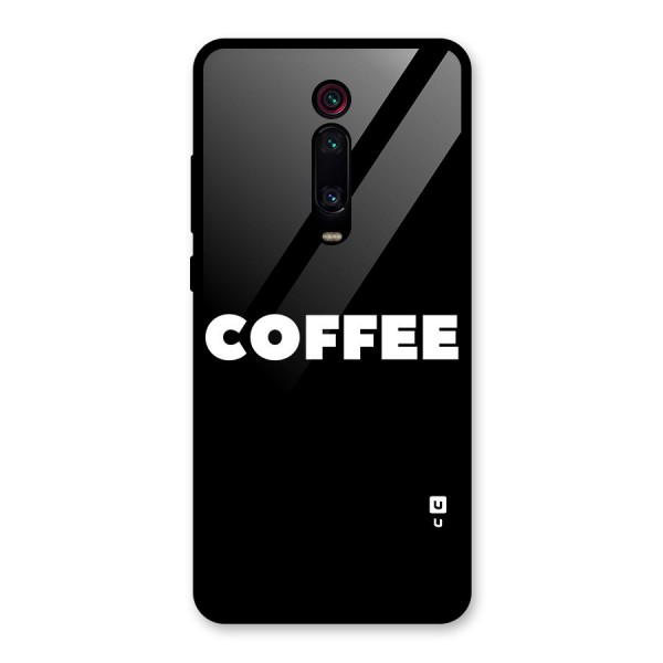 Simple Coffee Glass Back Case for Redmi K20 Pro