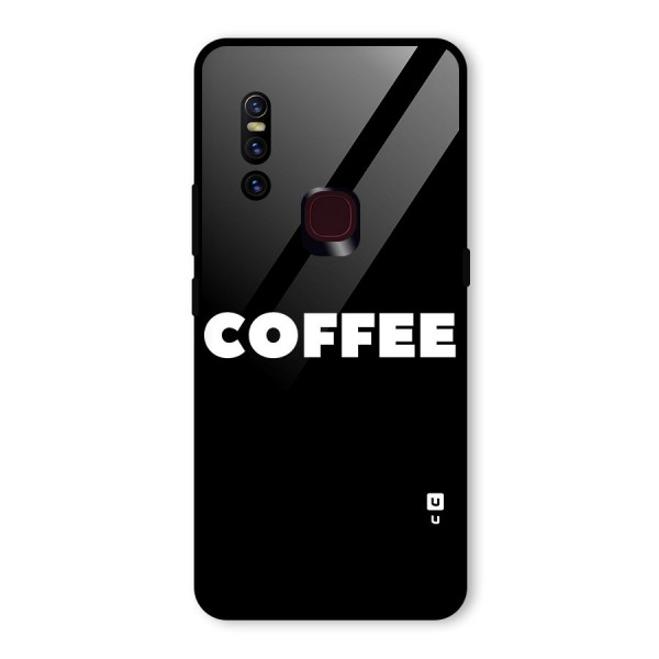 Simple Coffee Glass Back Case for Vivo V15