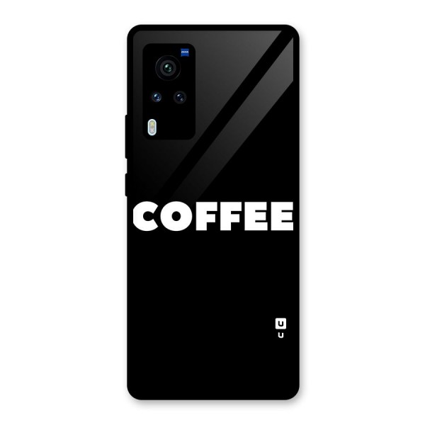 Simple Coffee Glass Back Case for Vivo X60 Pro