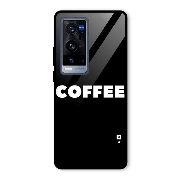 Simple Coffee Glass Back Case for Vivo X60 Pro Plus