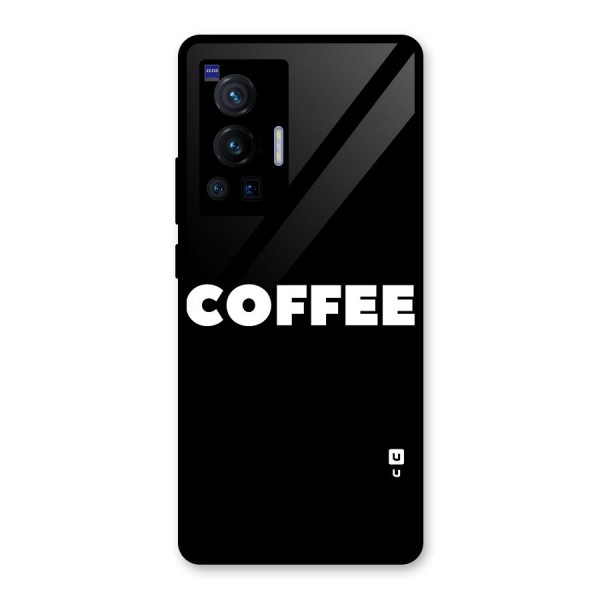 Simple Coffee Glass Back Case for Vivo X70 Pro