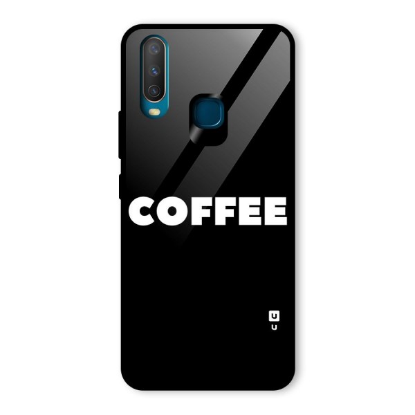 Simple Coffee Glass Back Case for Vivo Y15