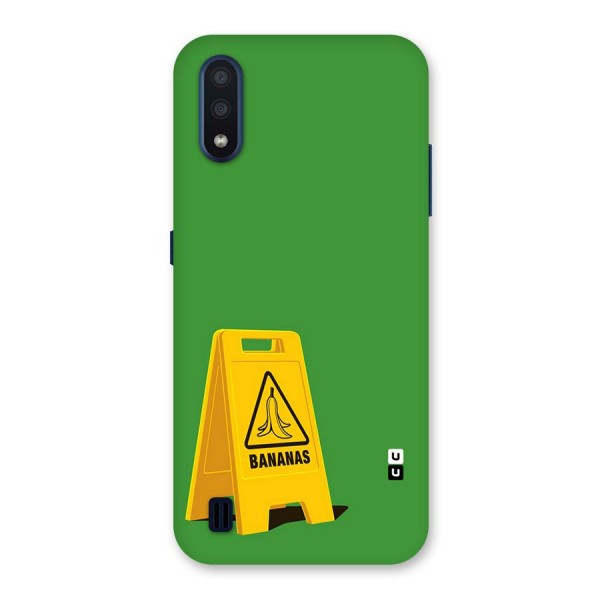 Simple Minimalist Bananas Back Case for Galaxy M01