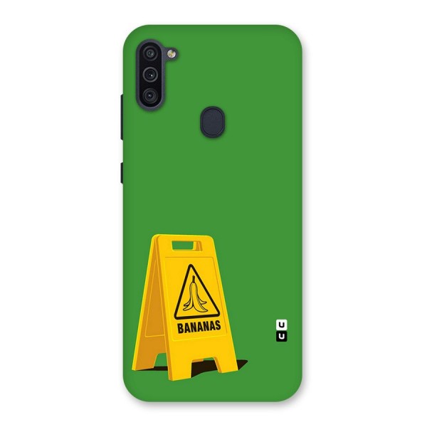 Simple Minimalist Bananas Back Case for Galaxy M11