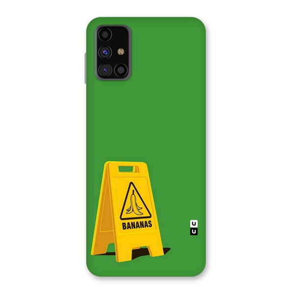 Simple Minimalist Bananas Back Case for Galaxy M31s