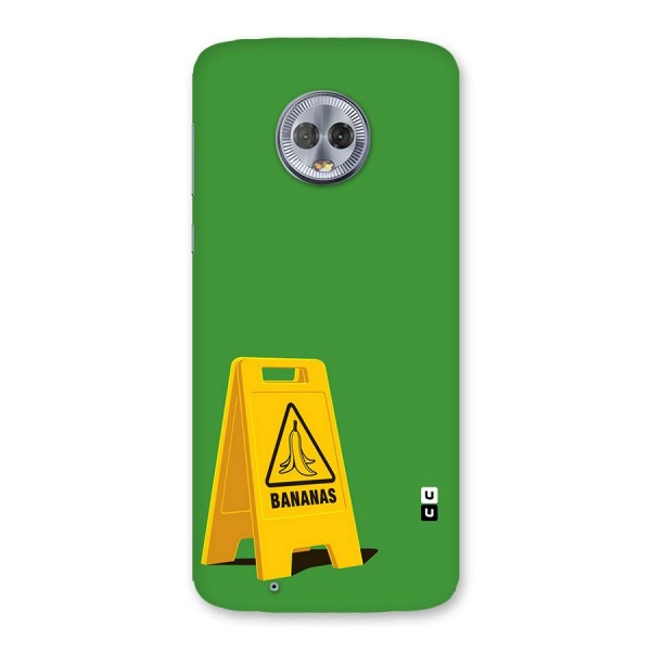 Simple Minimalist Bananas Back Case for Moto G6