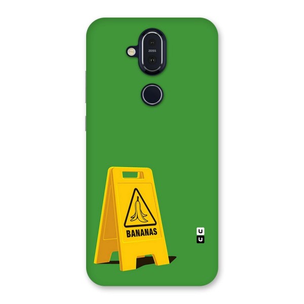 Simple Minimalist Bananas Back Case for Nokia 8.1