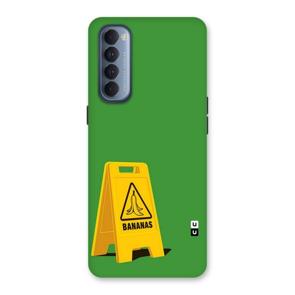 Simple Minimalist Bananas Back Case for Reno4 Pro