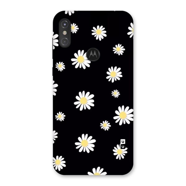 Simple Sunflowers Pattern Back Case for Motorola One Power