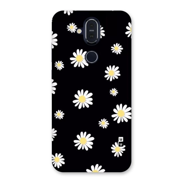 Simple Sunflowers Pattern Back Case for Nokia 8.1