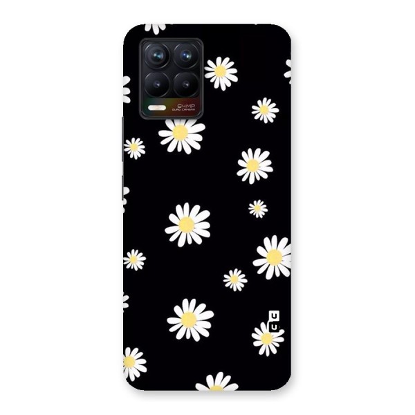 Simple Sunflowers Pattern Glass Back Case for Realme 8