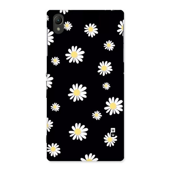 Simple Sunflowers Pattern Back Case for Sony Xperia Z1