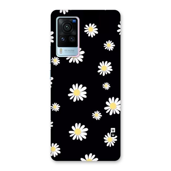 Simple Sunflowers Pattern Glass Back Case for Vivo X60 Pro