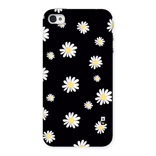 Simple Sunflowers Pattern Back Case for iPhone 4 4s