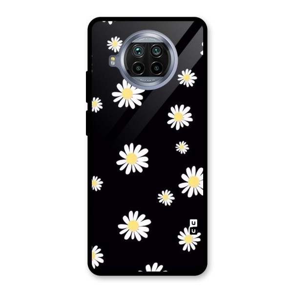 Simple Sunflowers Pattern Glass Back Case for Mi 10i