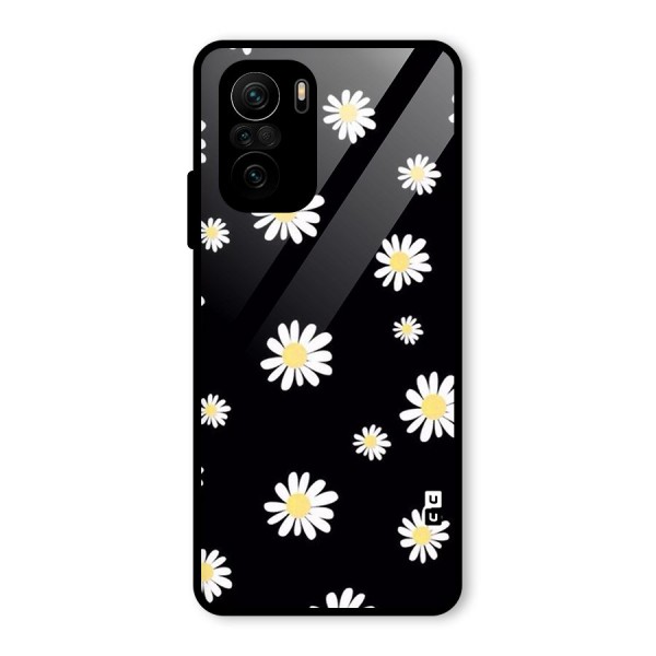 Simple Sunflowers Pattern Glass Back Case for Mi 11x